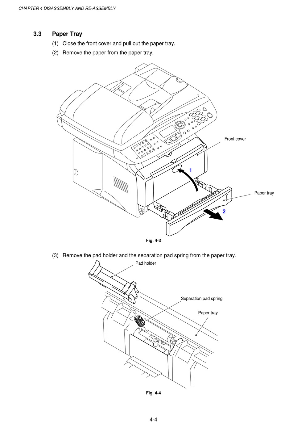 BROTHER MFC8440 DISASSEMBLY AND REASSEMBLY Pdf Download | ManualsLib