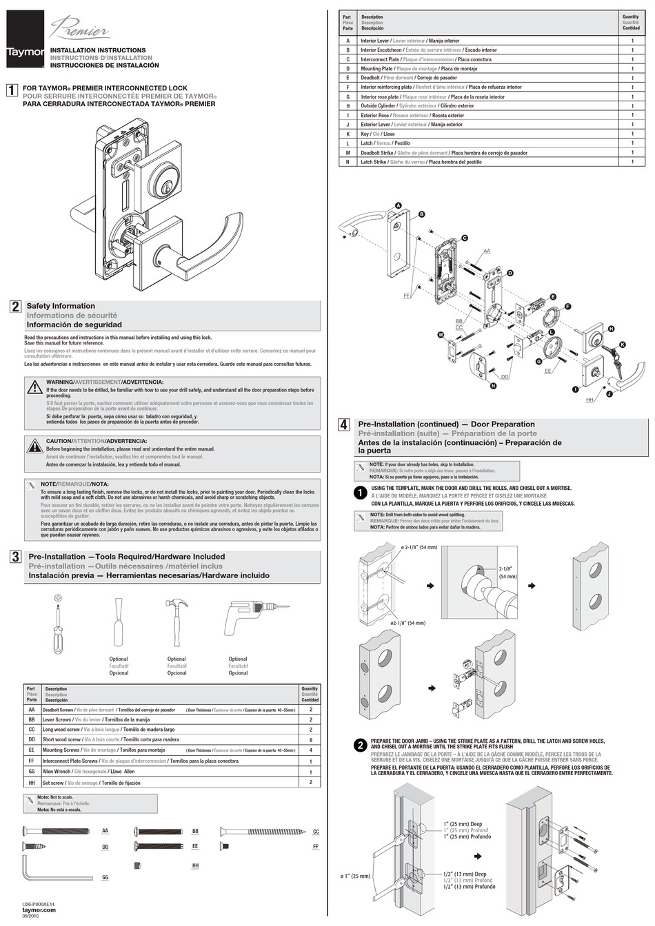 TAYMOR PREMIER INSTALLATION INSTRUCTIONS Pdf Download ManualsLib