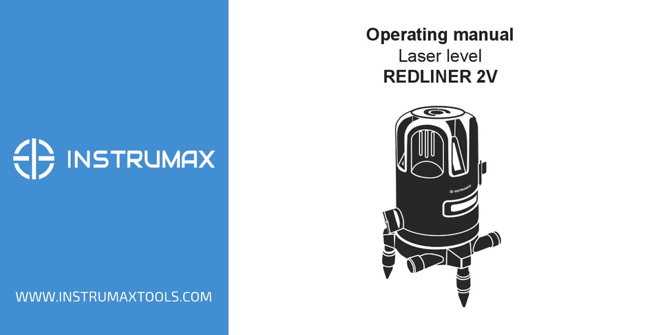 INSTRUMAX REDLINER 2V OPERATING MANUAL Pdf Download | ManualsLib