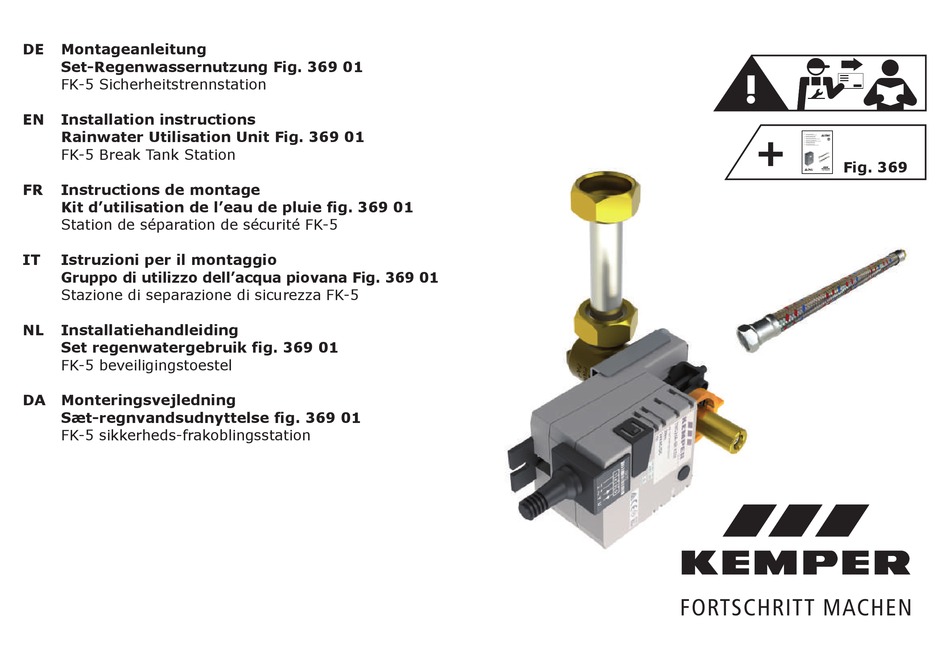 KEMPER 369 01 INSTALLATION INSTRUCTIONS MANUAL Pdf Download ManualsLib