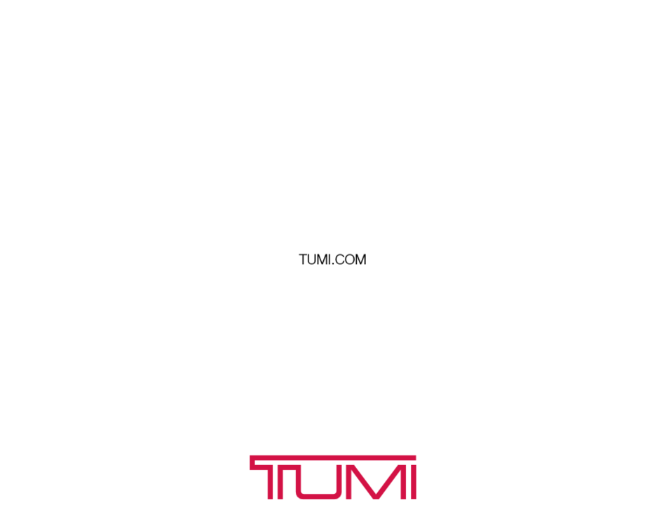 TUMI 14430 INSTRUCTION MANUAL Pdf Download ManualsLib