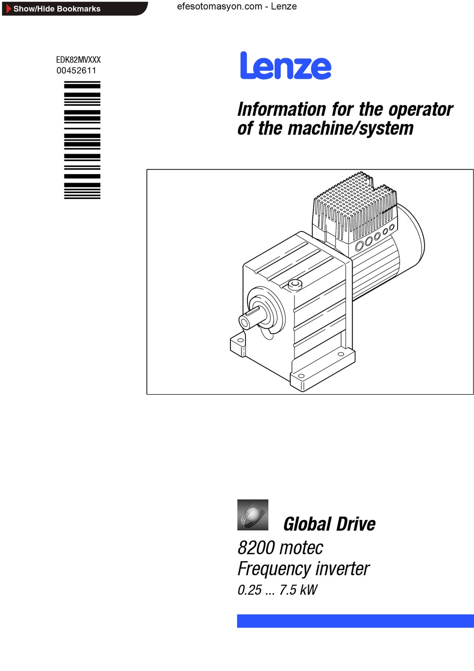 Lenze 8200 vector схема подключения