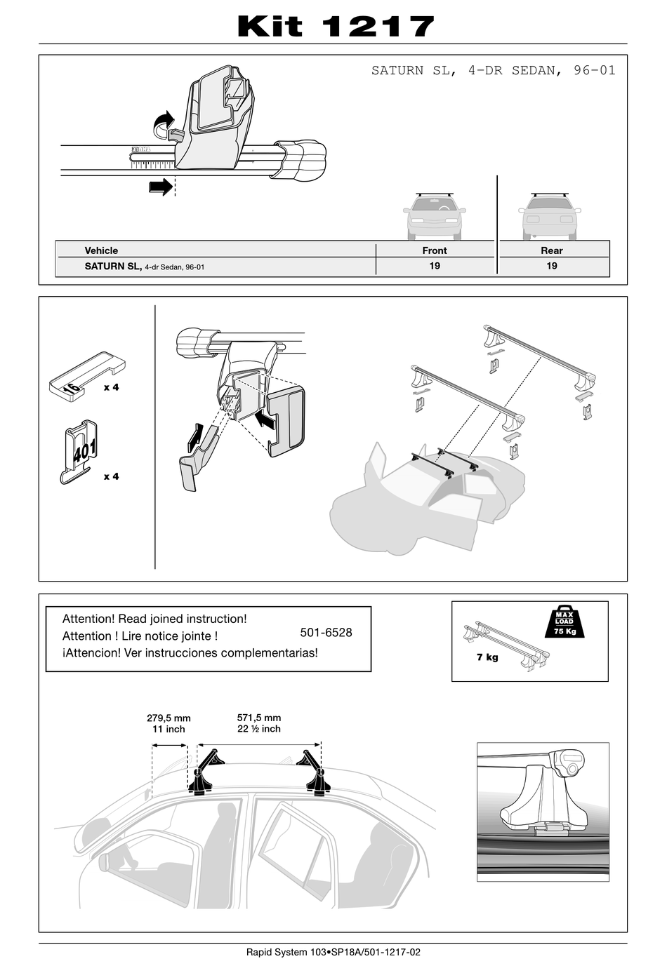 THULE 1217 MANUAL Pdf Download | ManualsLib
