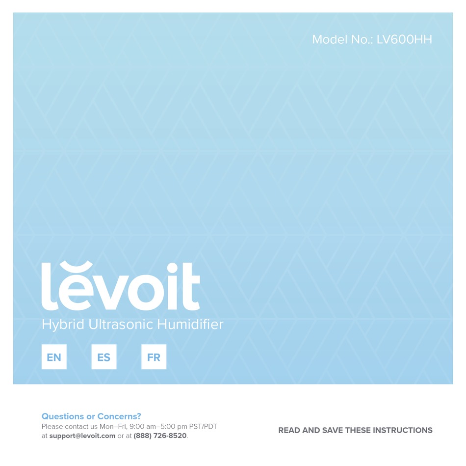 LEVOIT LV600HH MANUAL Pdf Download | ManualsLib