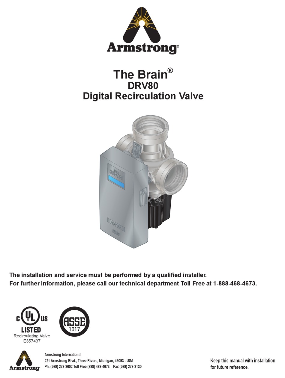 ARMSTRONG THE BRAIN DRV80 MANUAL Pdf Download ManualsLib
