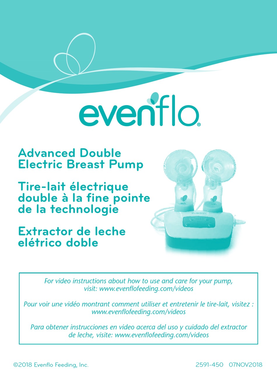EVENFLO ADVANCED DOUBLE ELECTRIC BREAST PUMP MANUAL Pdf Download