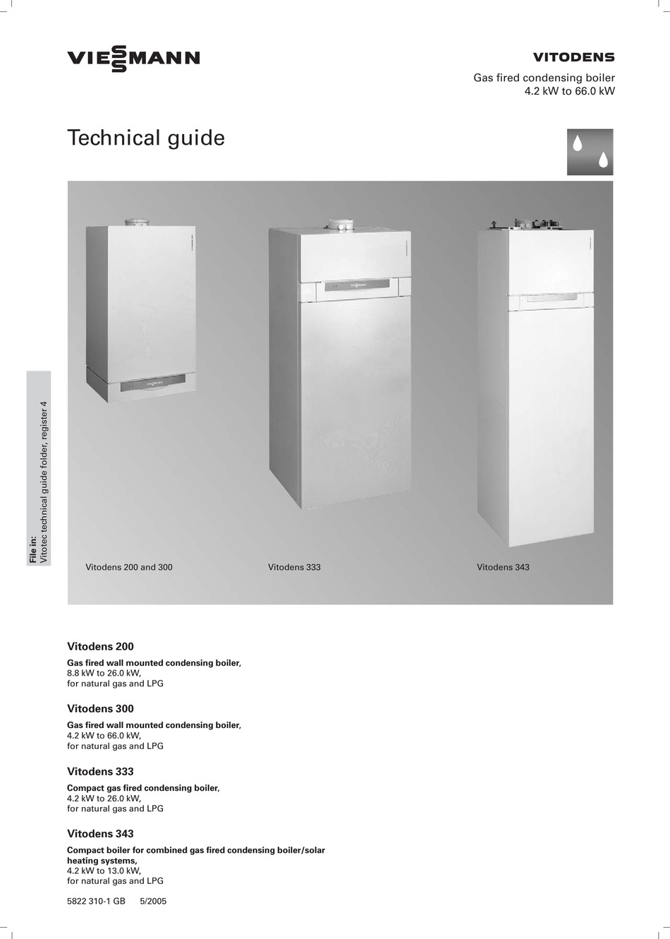 VIESSMANN VITODENS 200 TECHNICAL MANUAL Pdf Download | ManualsLib