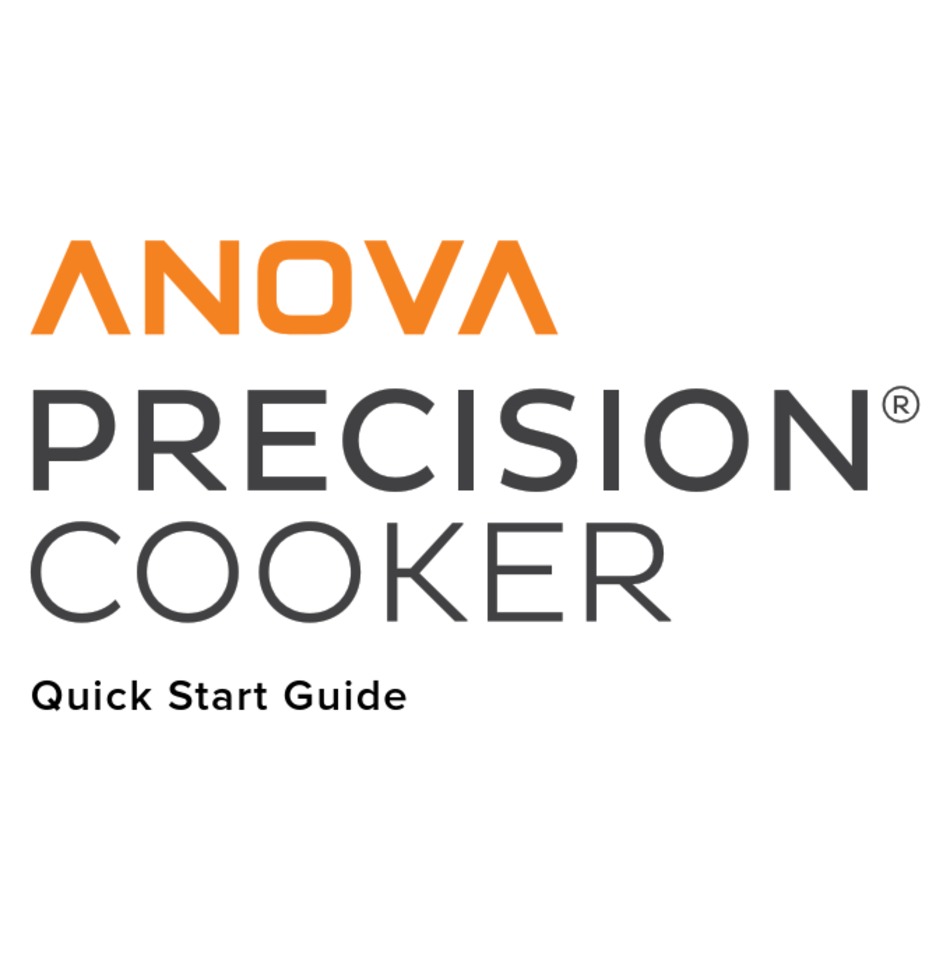 ANOVA PRECISION QUICK START MANUAL Pdf Download ManualsLib