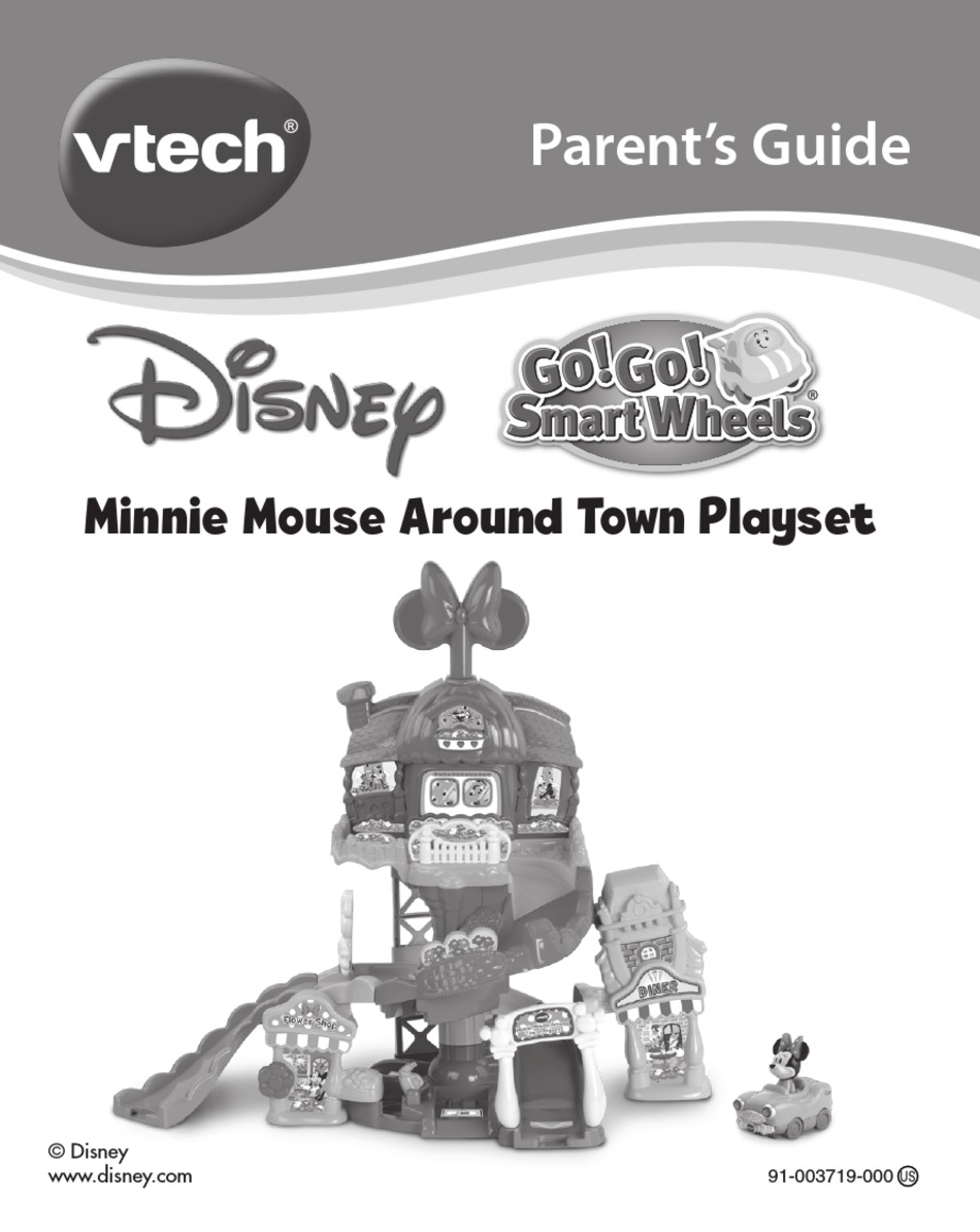 vtech minnie mouse around town playset