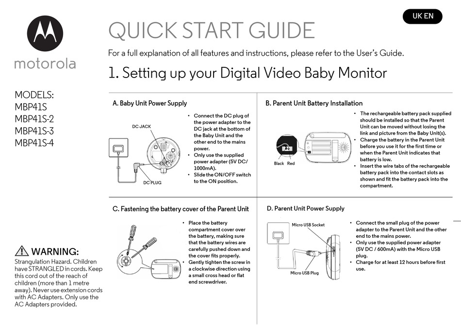 MOTOROLA MBP41S QUICK START MANUAL Pdf Download | ManualsLib