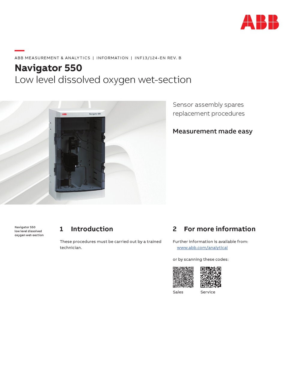 ABB NAVIGATOR 550 QUICK START MANUAL Pdf Download ManualsLib