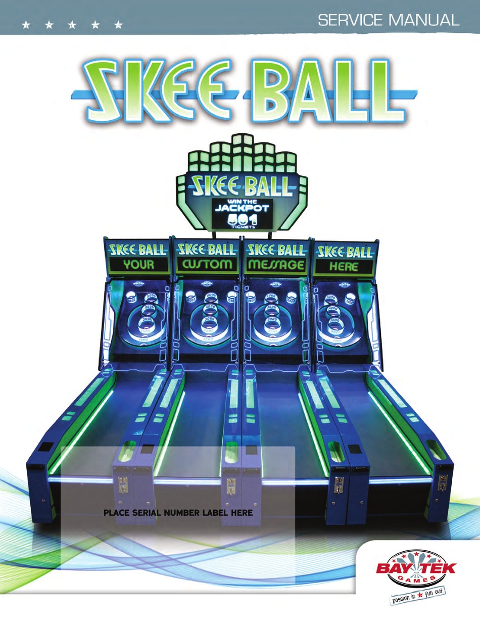 Manual Skee Ball Skeeball TOO AKA Double Flash Copy of an Original. 