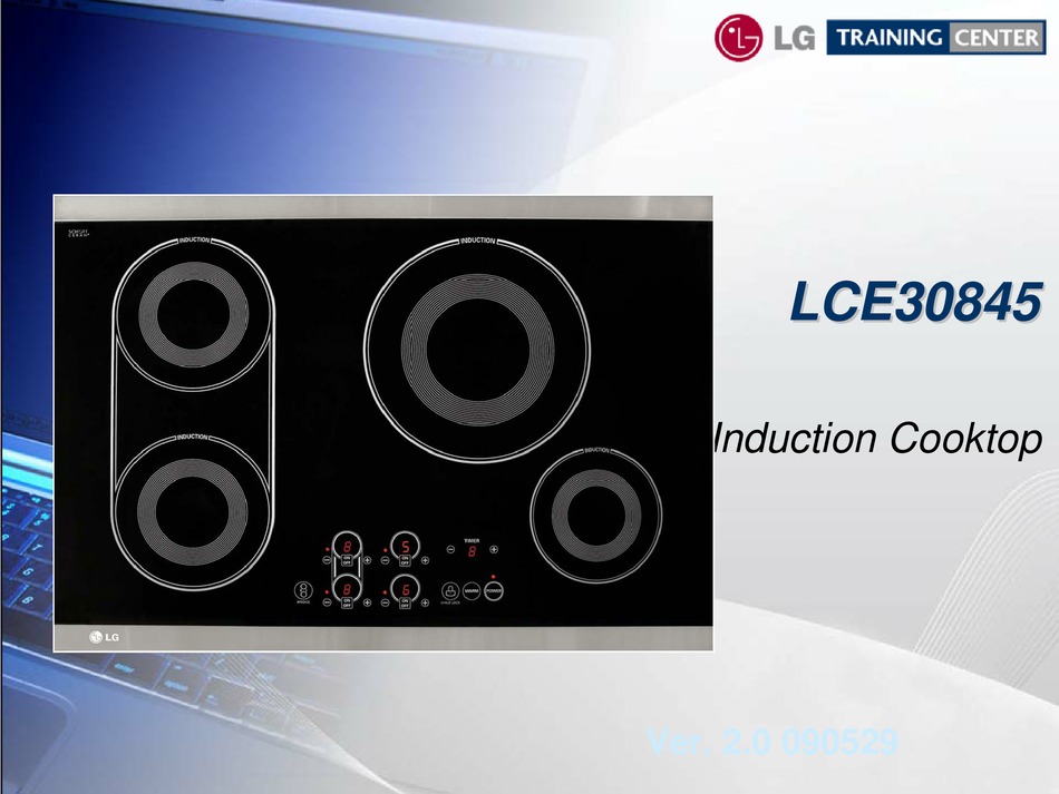 lg lce30845 induction cooktop with 4 cooking elements