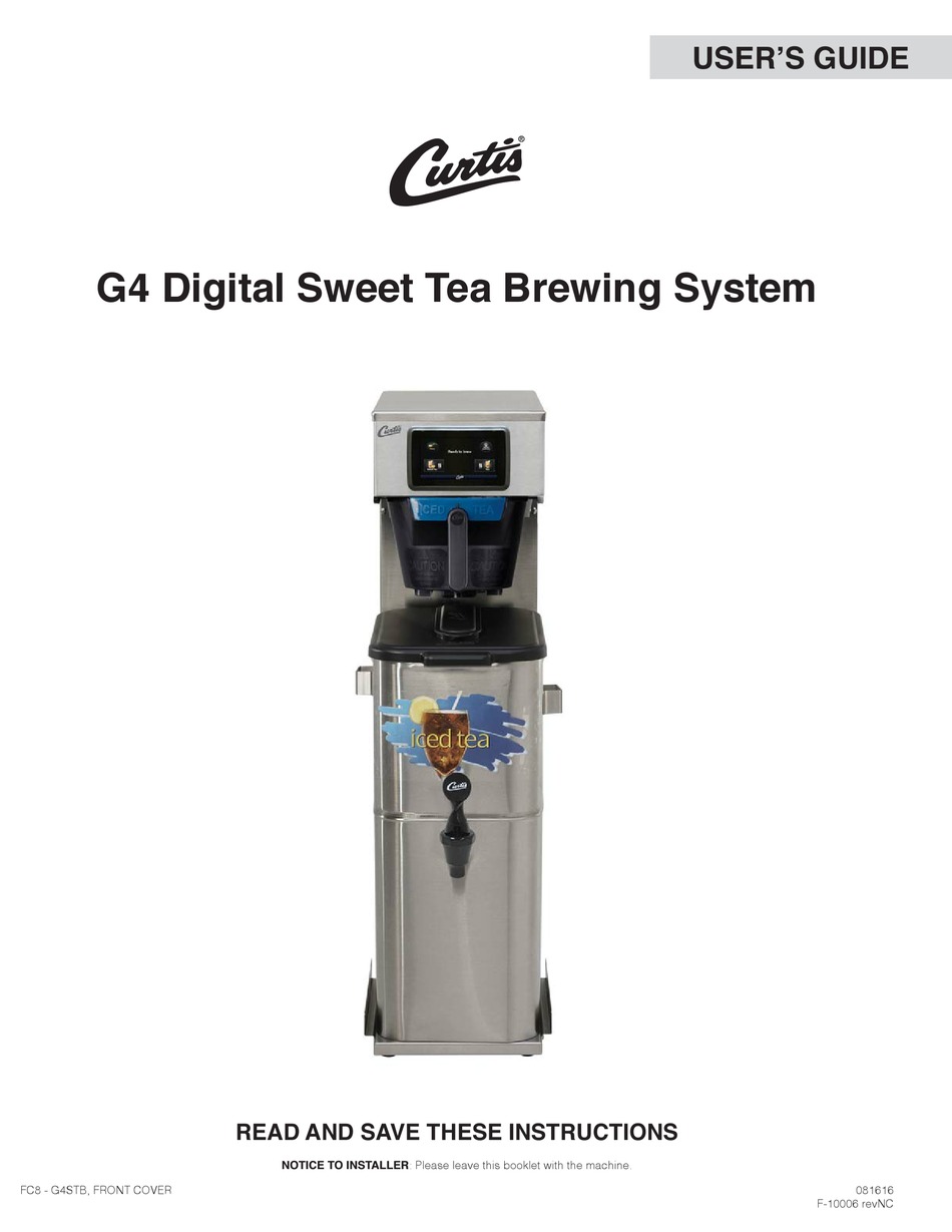 Curtis Omega G4 Coffee Urn Brewer electric twin- (2) 3 gallon capacity