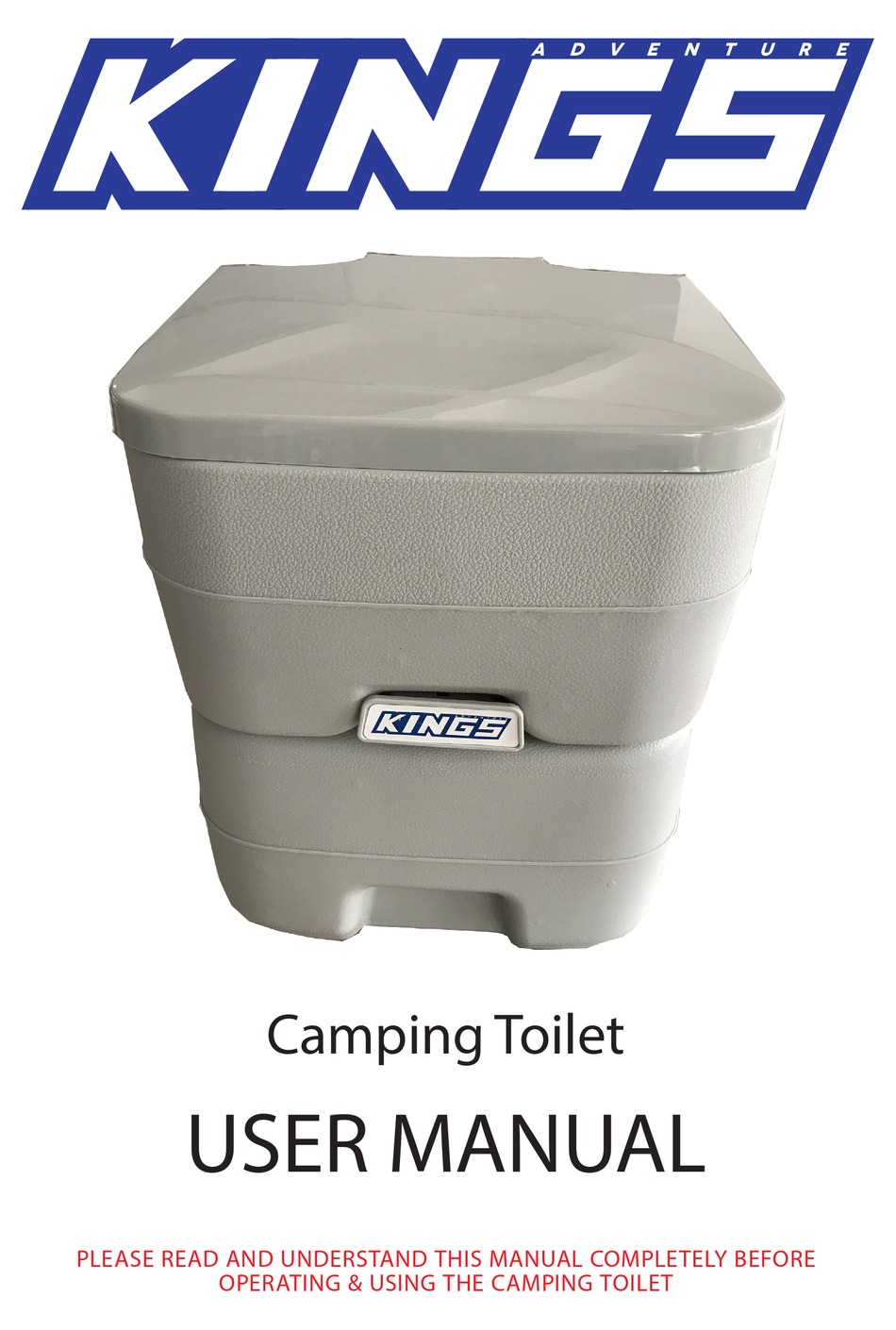 ADVENTURE KINGS CAMPING TOILET USER MANUAL Pdf Download ManualsLib