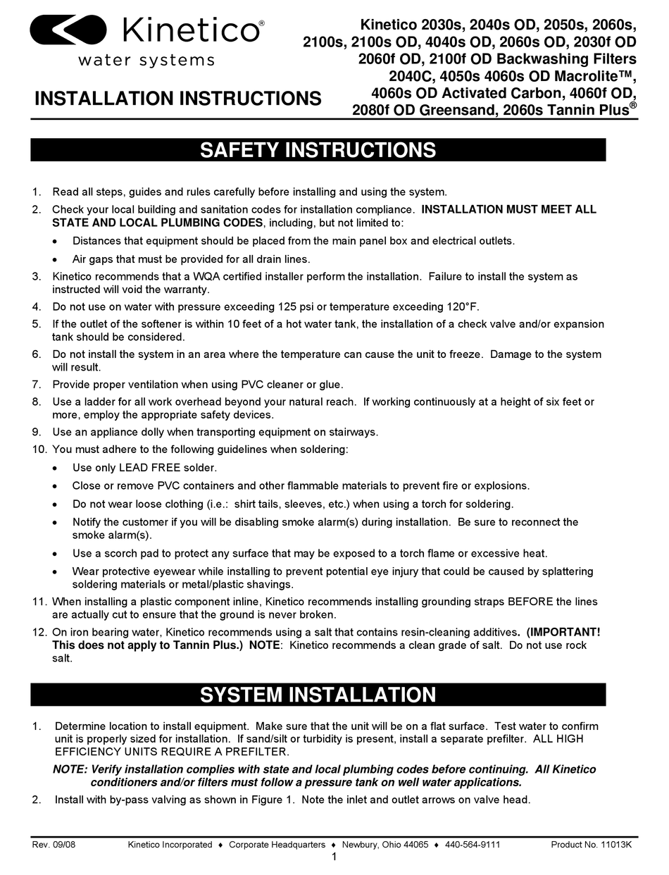 2030S INSTALLATION INSTRUCTIONS Pdf Download ManualsLib