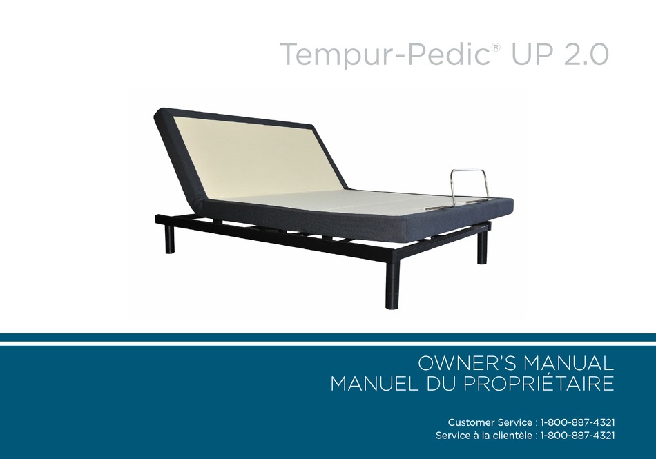 TEMPUR-PEDIC UP 2.0 OWNER'S MANUAL AND USER'S MANUAL Pdf Download