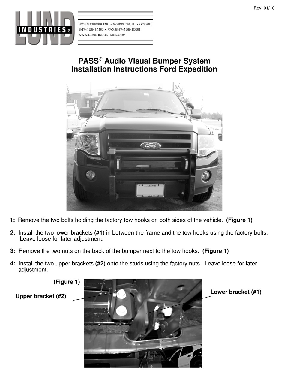 LUND INDUSTRIES PASS INSTALLATION INSTRUCTIONS Pdf Download ManualsLib