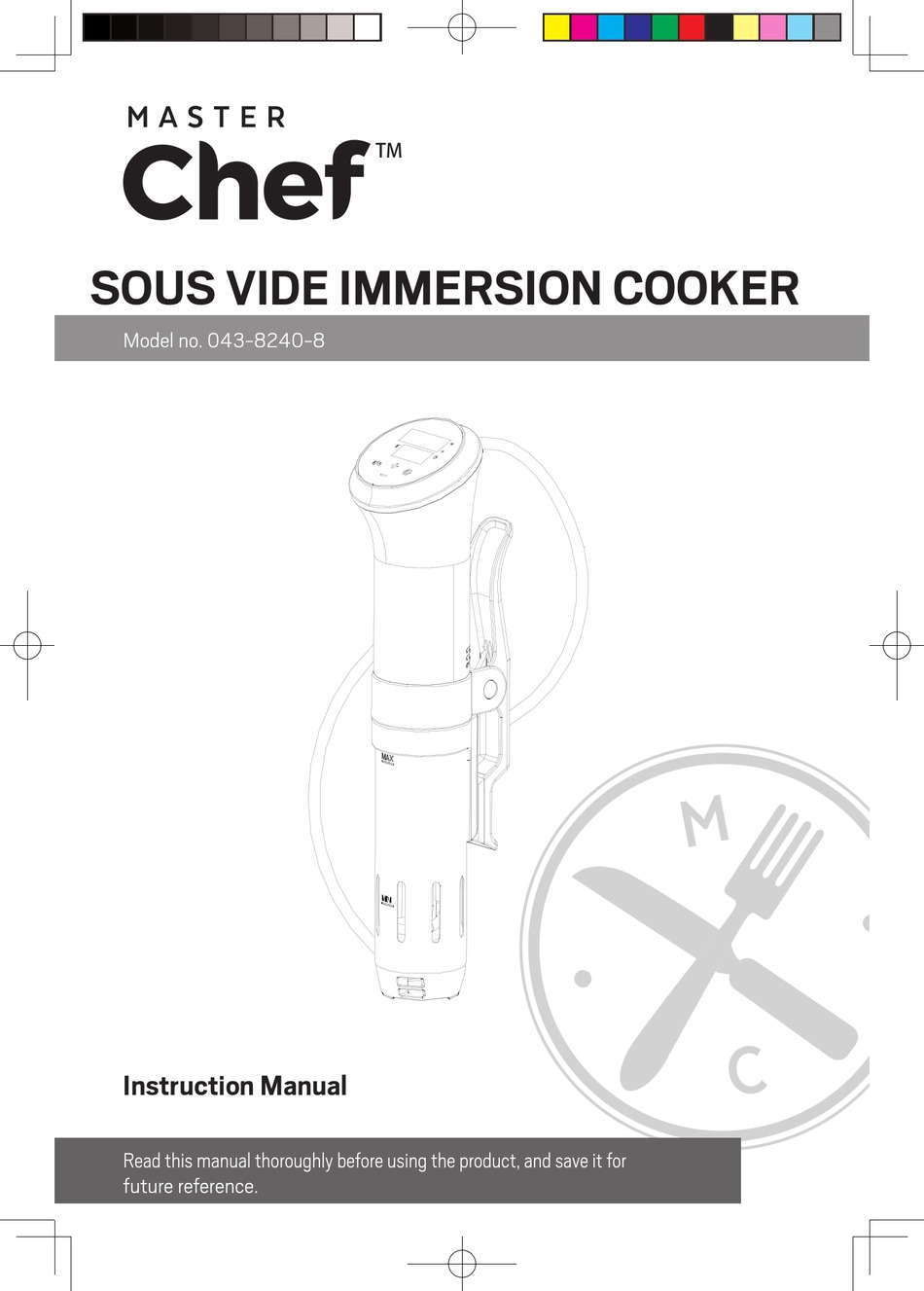 MASTERCHEF 04382408 INSTRUCTION MANUAL Pdf Download ManualsLib