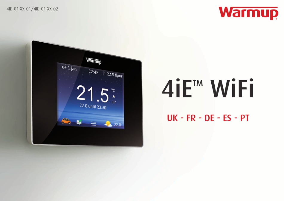 warmup thermostat 4ie manual