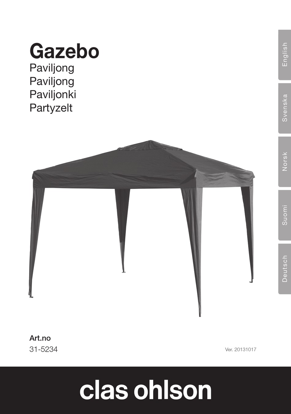 CLAS OHLSON 315234 INSTRUCTION MANUAL Pdf Download ManualsLib