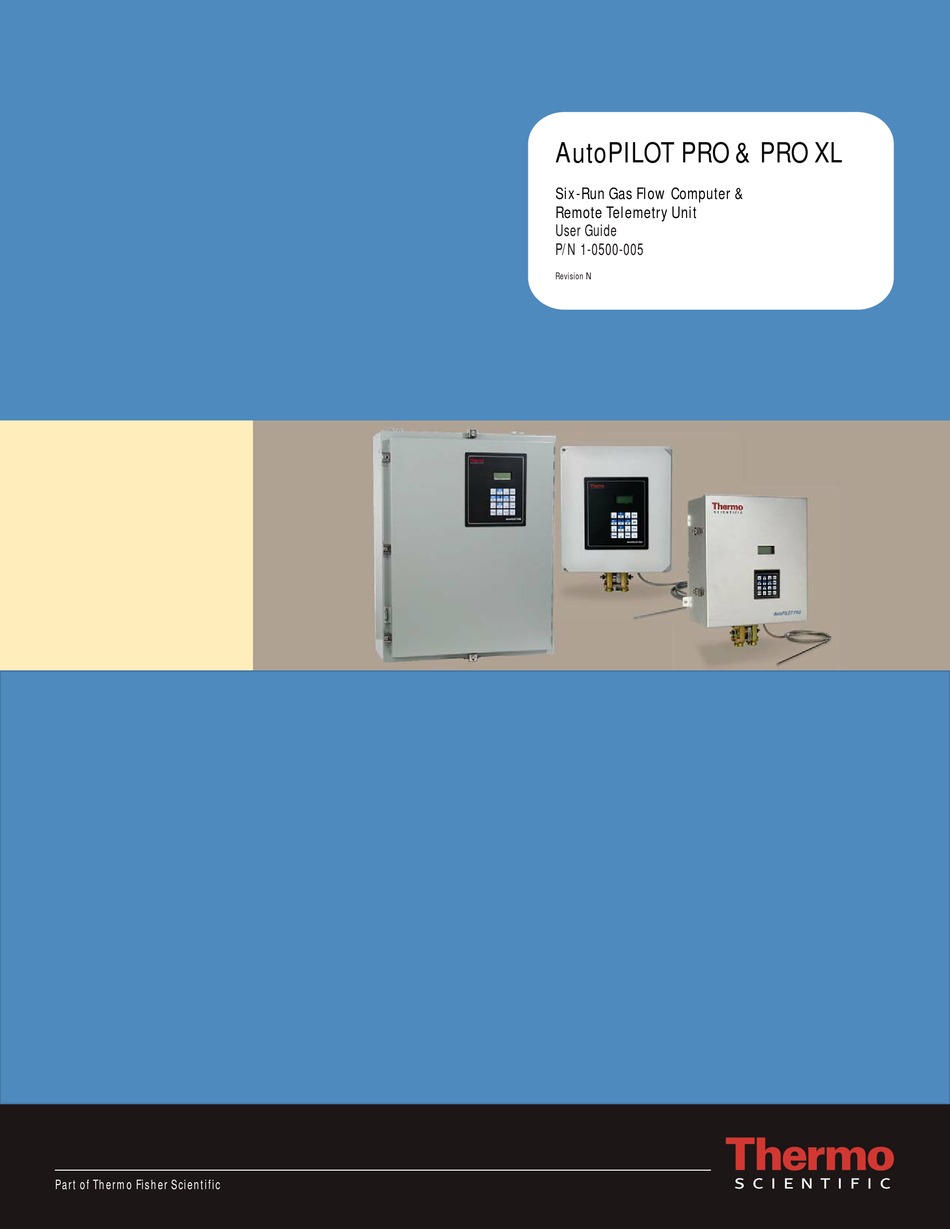 THERMO SCIENTIFIC AUTOPILOT PRO USER MANUAL Pdf Download ManualsLib