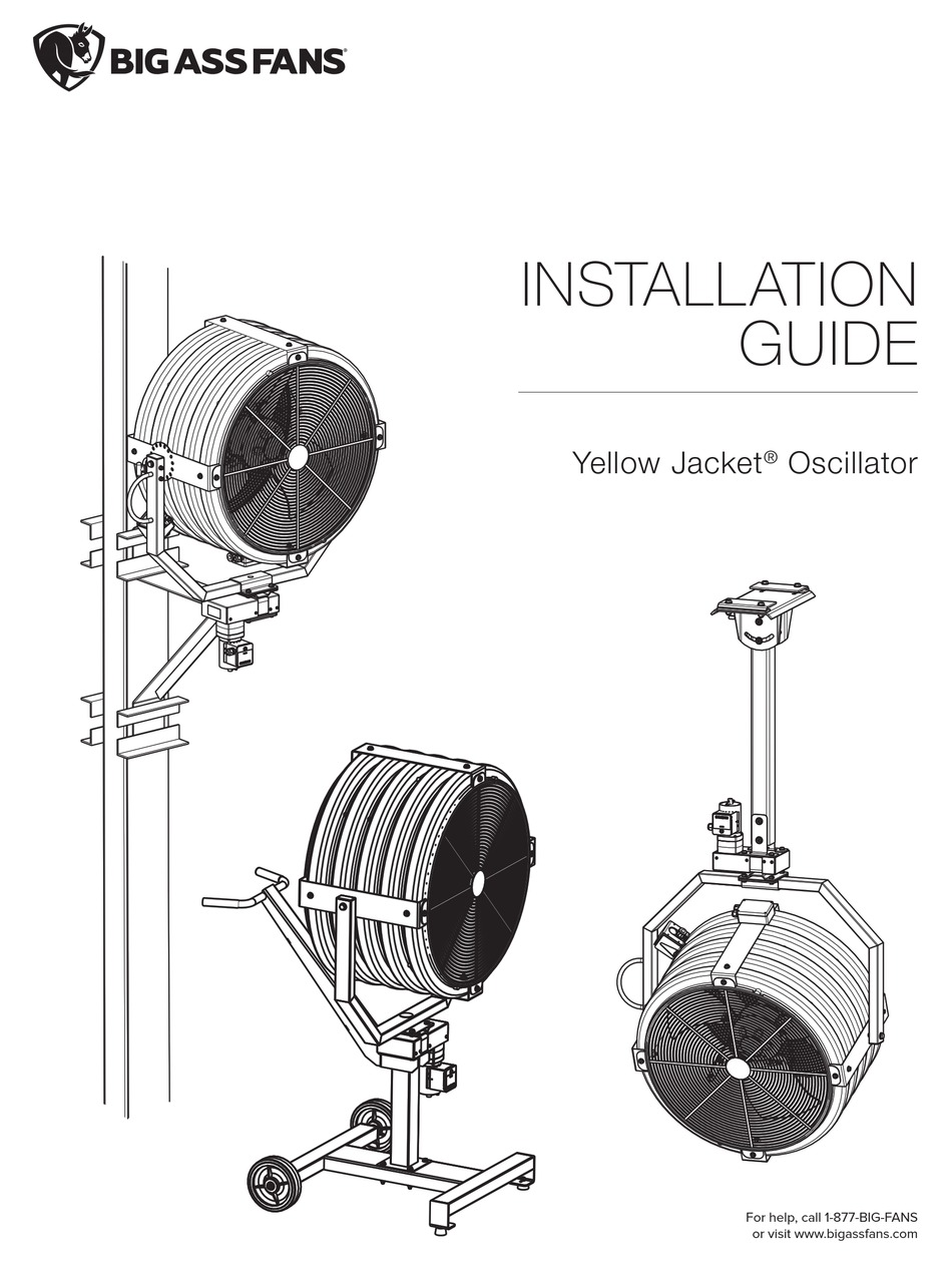 BIG ASS FANS YELLOW JACKET INSTALLATION MANUAL Pdf Download ManualsLib