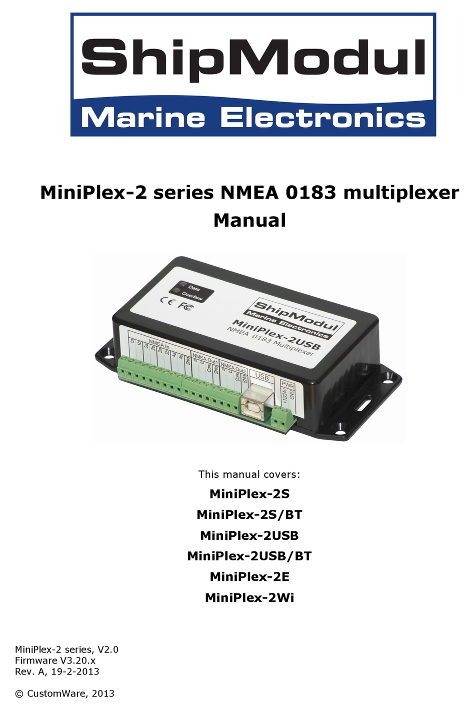 SHIPMODUL MINIPLEX-2 SERIES MANUAL Pdf Download | ManualsLib