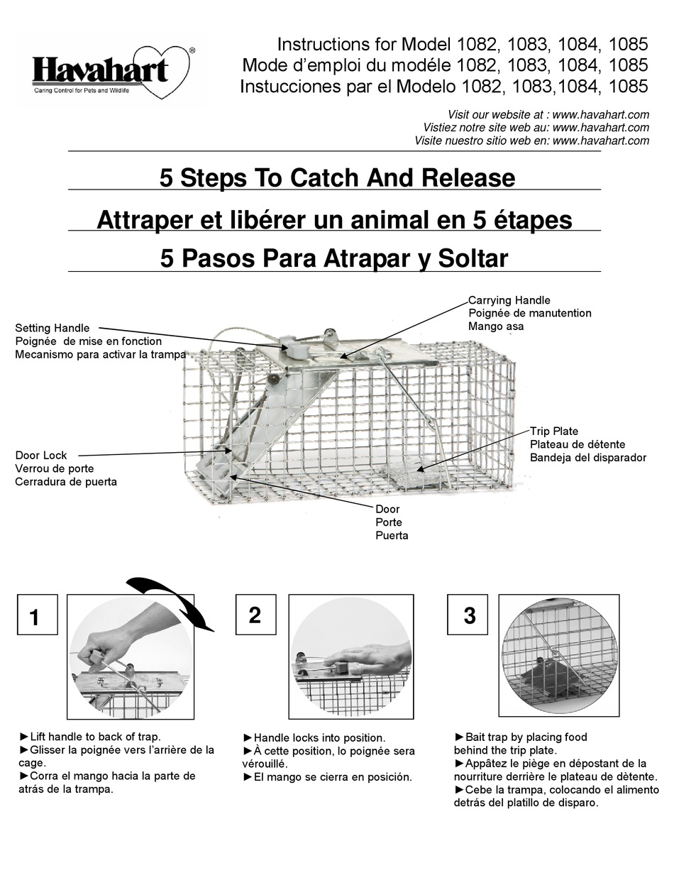 HAVAHART 1082 INSTRUCTIONS Pdf Download ManualsLib