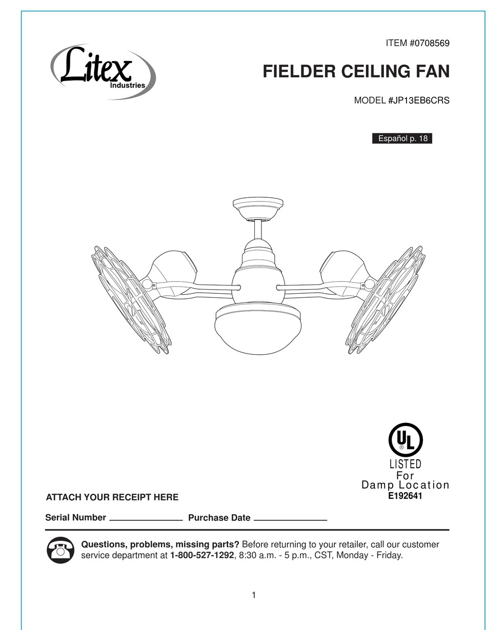 LITEX JP13EB6CRS MANUAL Pdf Download ManualsLib