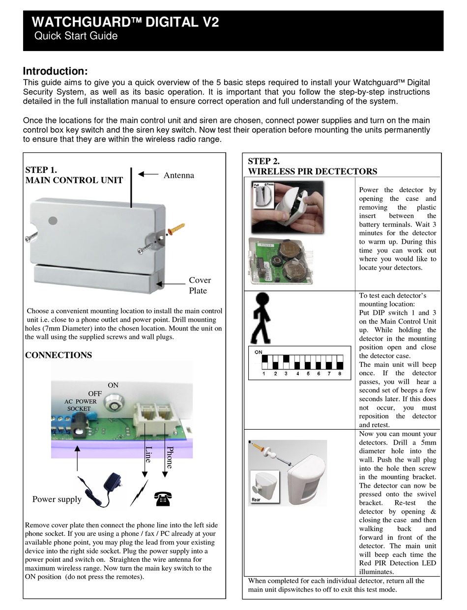 WATCHGUARD DIGITAL V2 QUICK START MANUAL Pdf Download ManualsLib