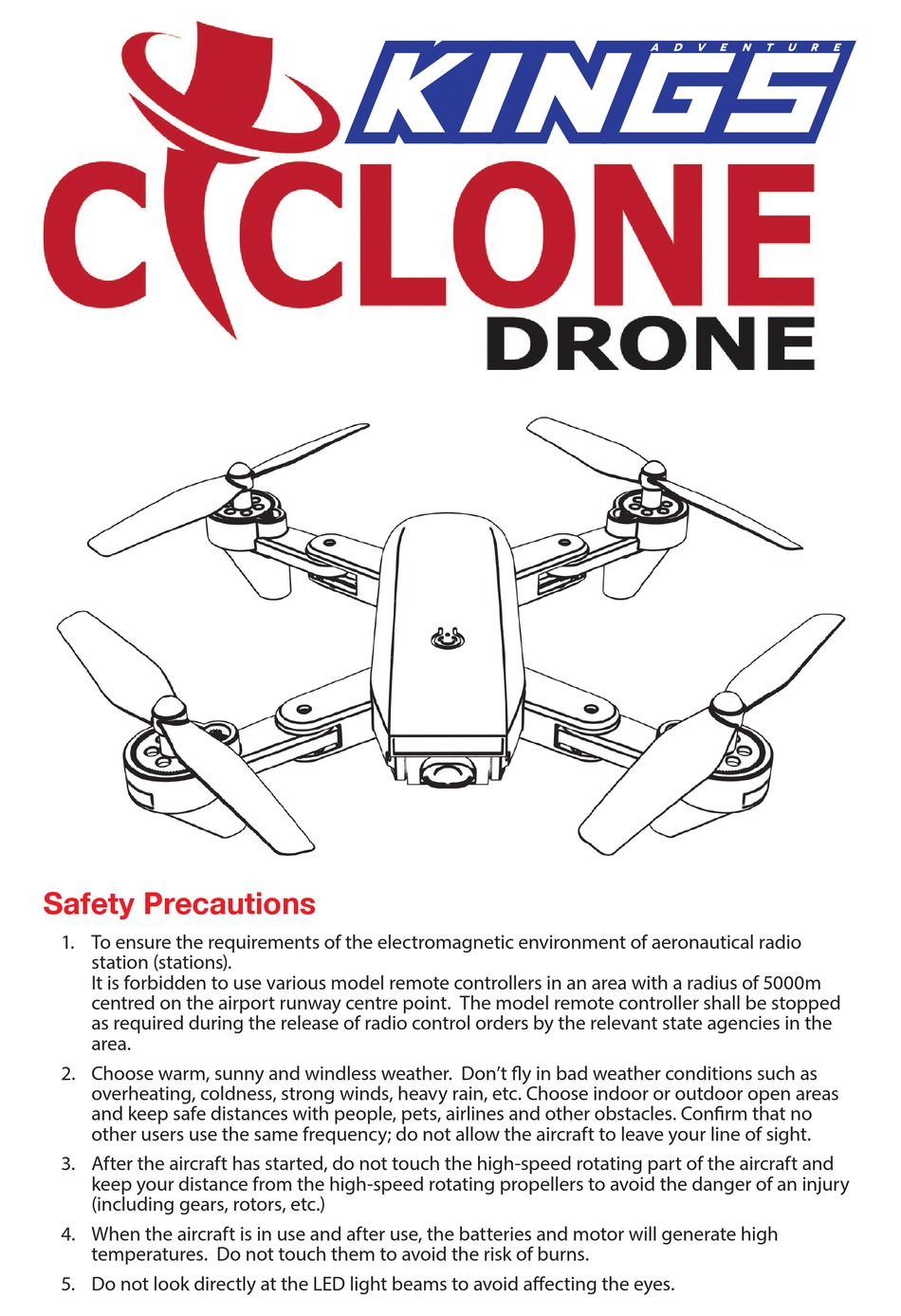 Sanrock Cyclone Drone Instructions - Picture Of Drone