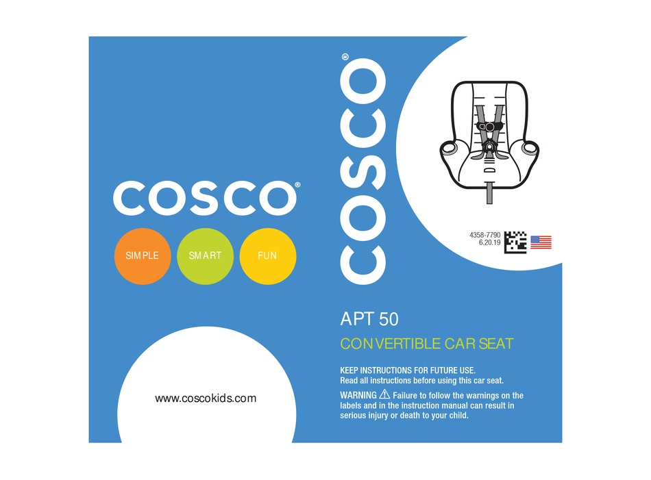 Cosco Apt 50 Instructions Manual Pdf Manualslib - Cosco Easy Elite Convertible Car Seat Instructions