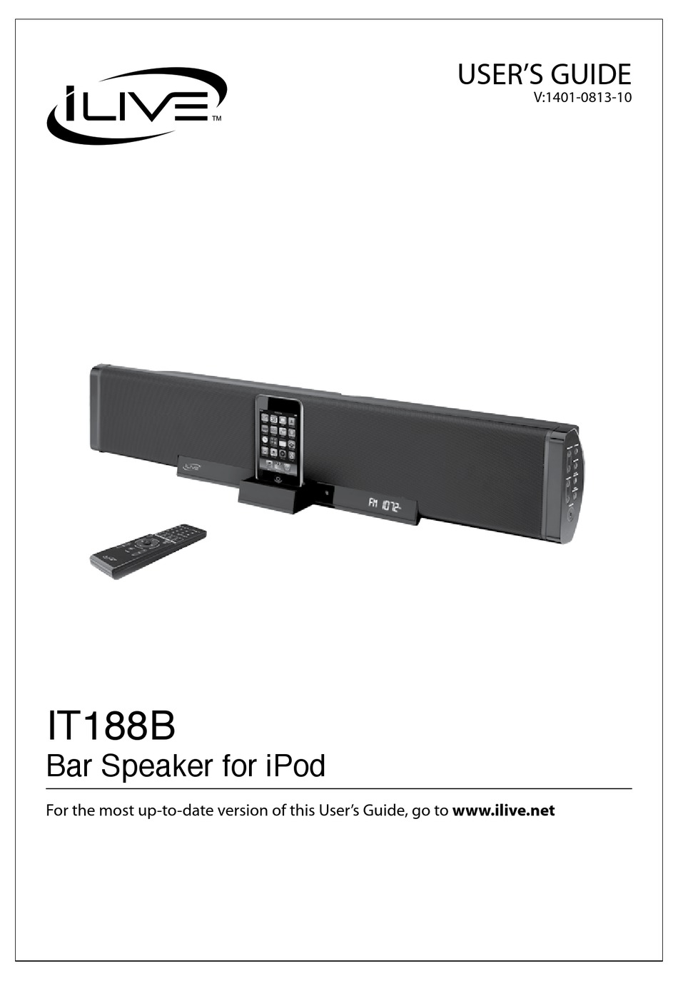 ilive it188b sound bar