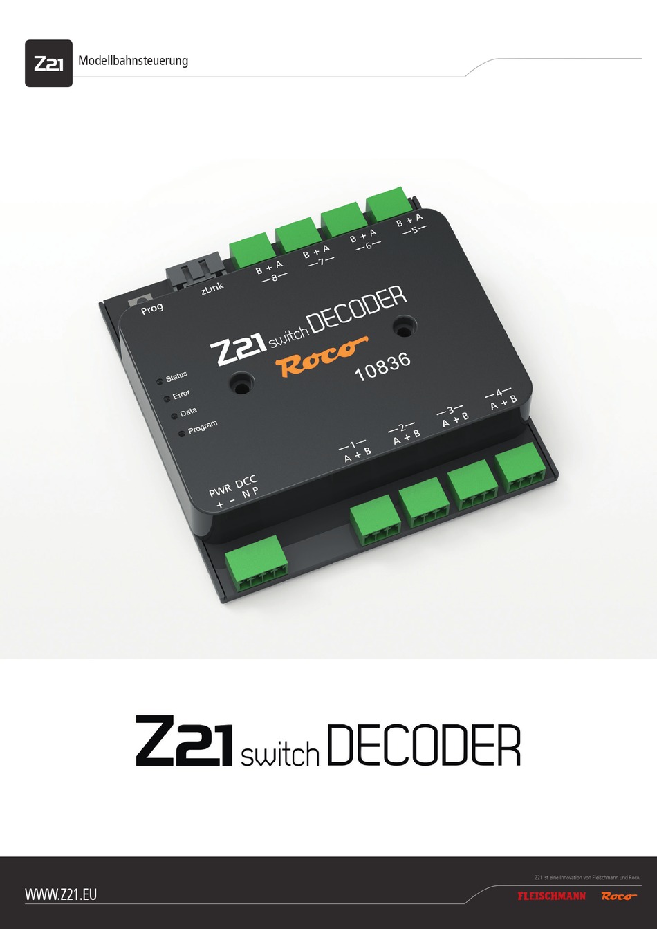 ROCO Z21 SWITCH DECODER MANUAL Pdf Download | ManualsLib