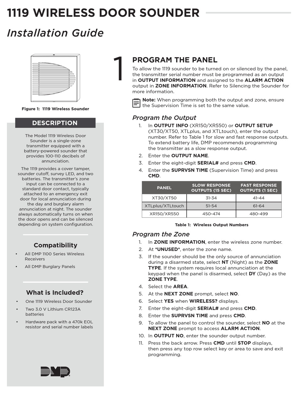 Dmp Xr550 Installation Manual - Programming And Installation Guides For ...