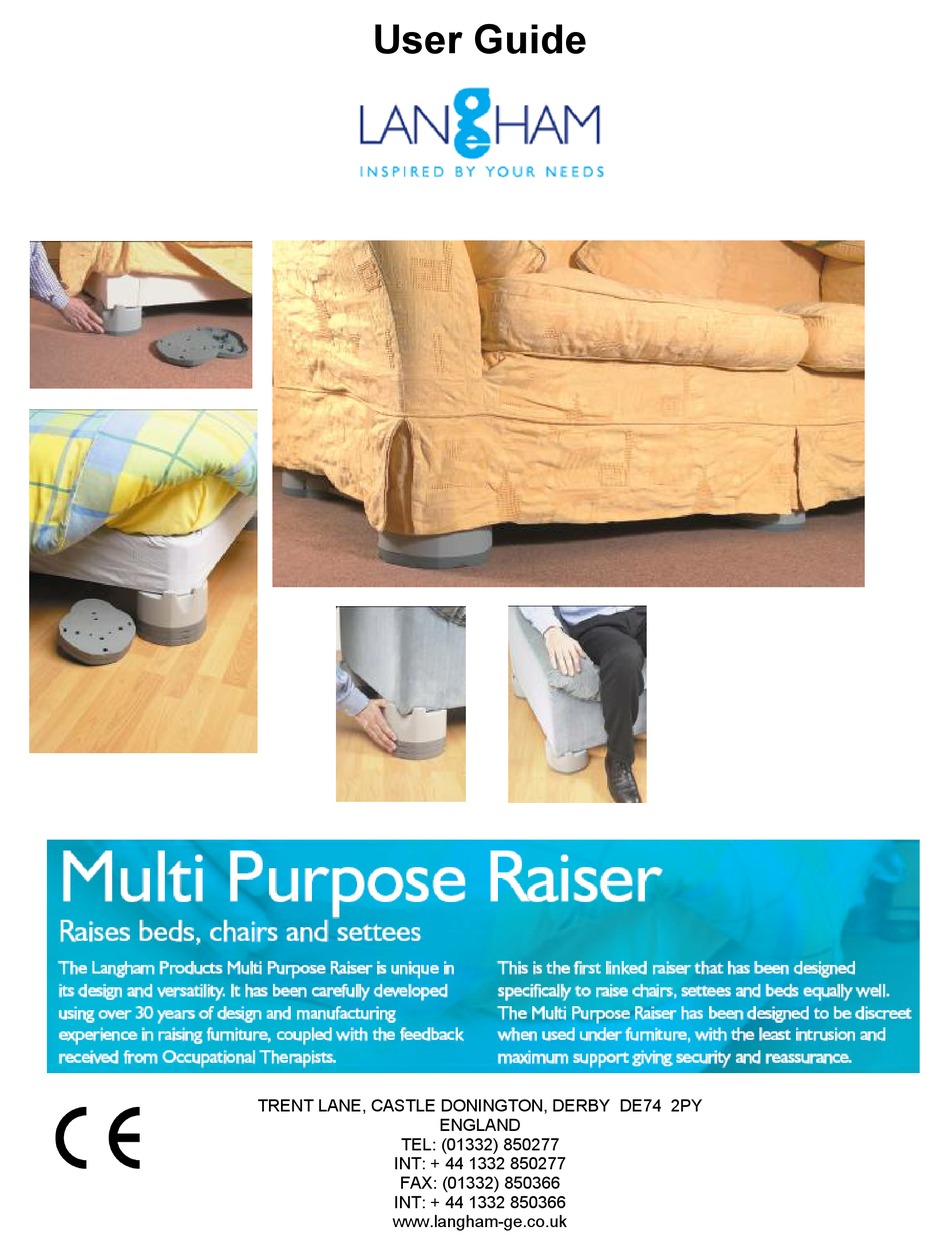 LANGHAM MULTI PURPOSE RAISER USER MANUAL Pdf Download ManualsLib