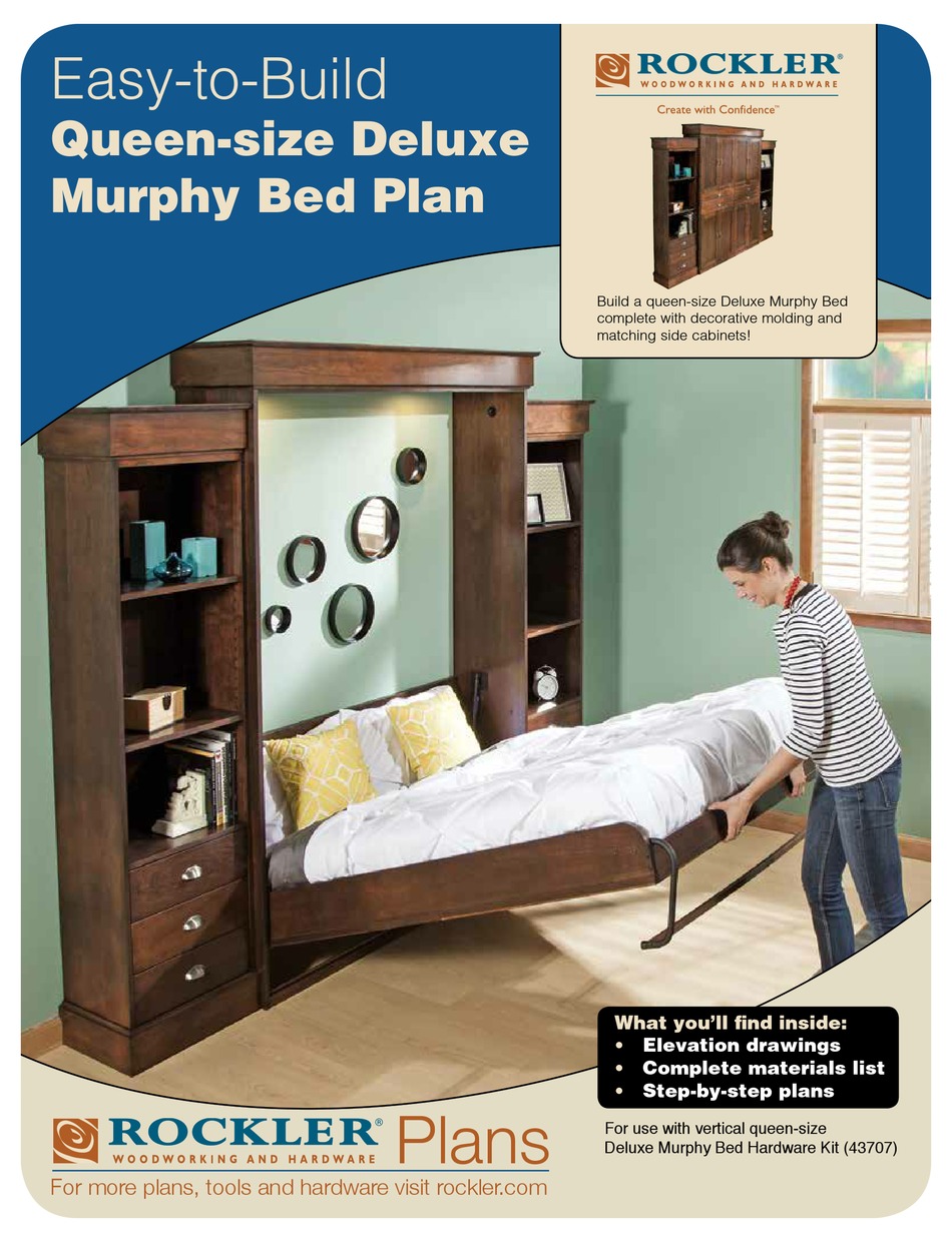 Rockler horizontal murphy deals bed