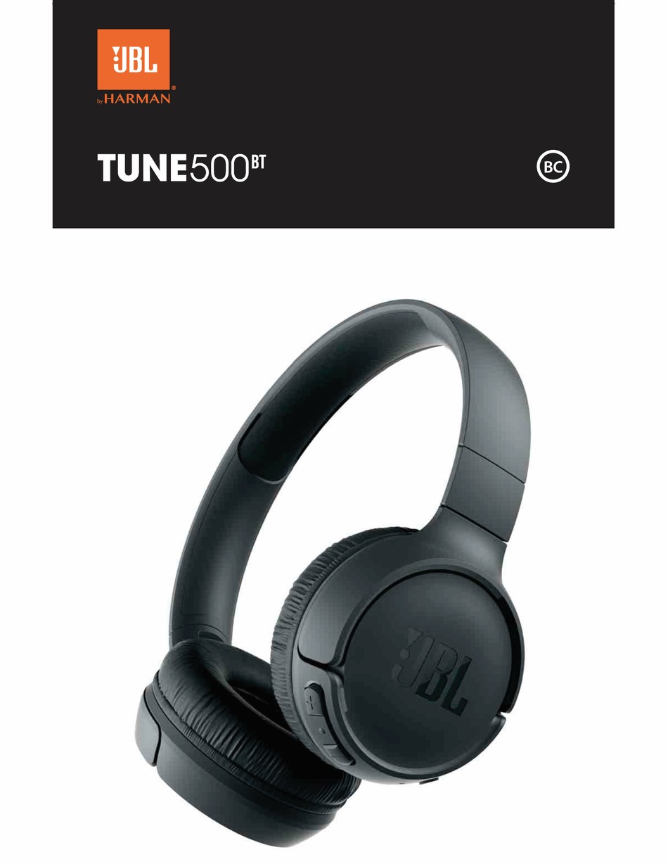 HARMAN JBL TUNE 500BT QUICK START MANUAL Pdf Download | ManualsLib