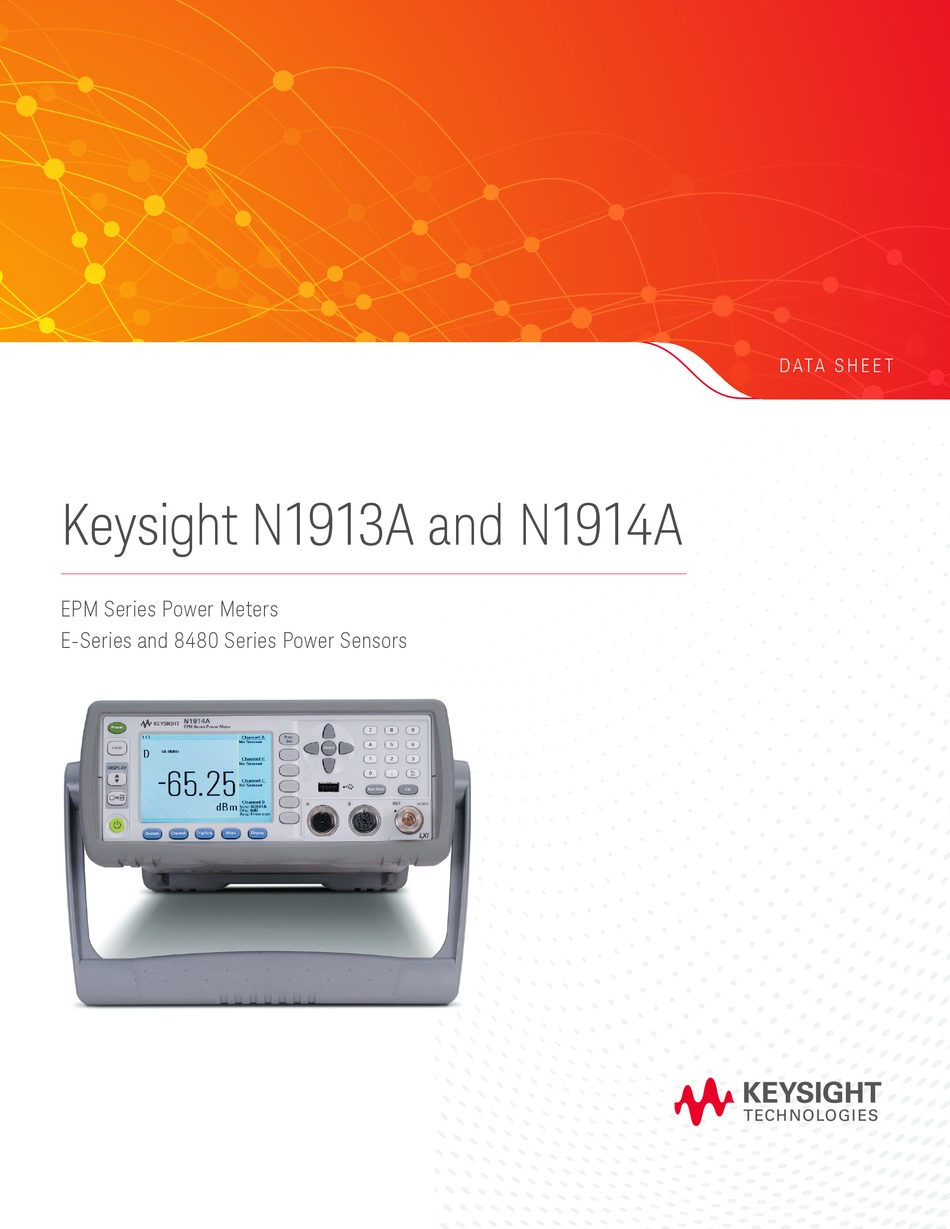 KEYSIGHT N1914A DATASHEET Pdf Download ManualsLib