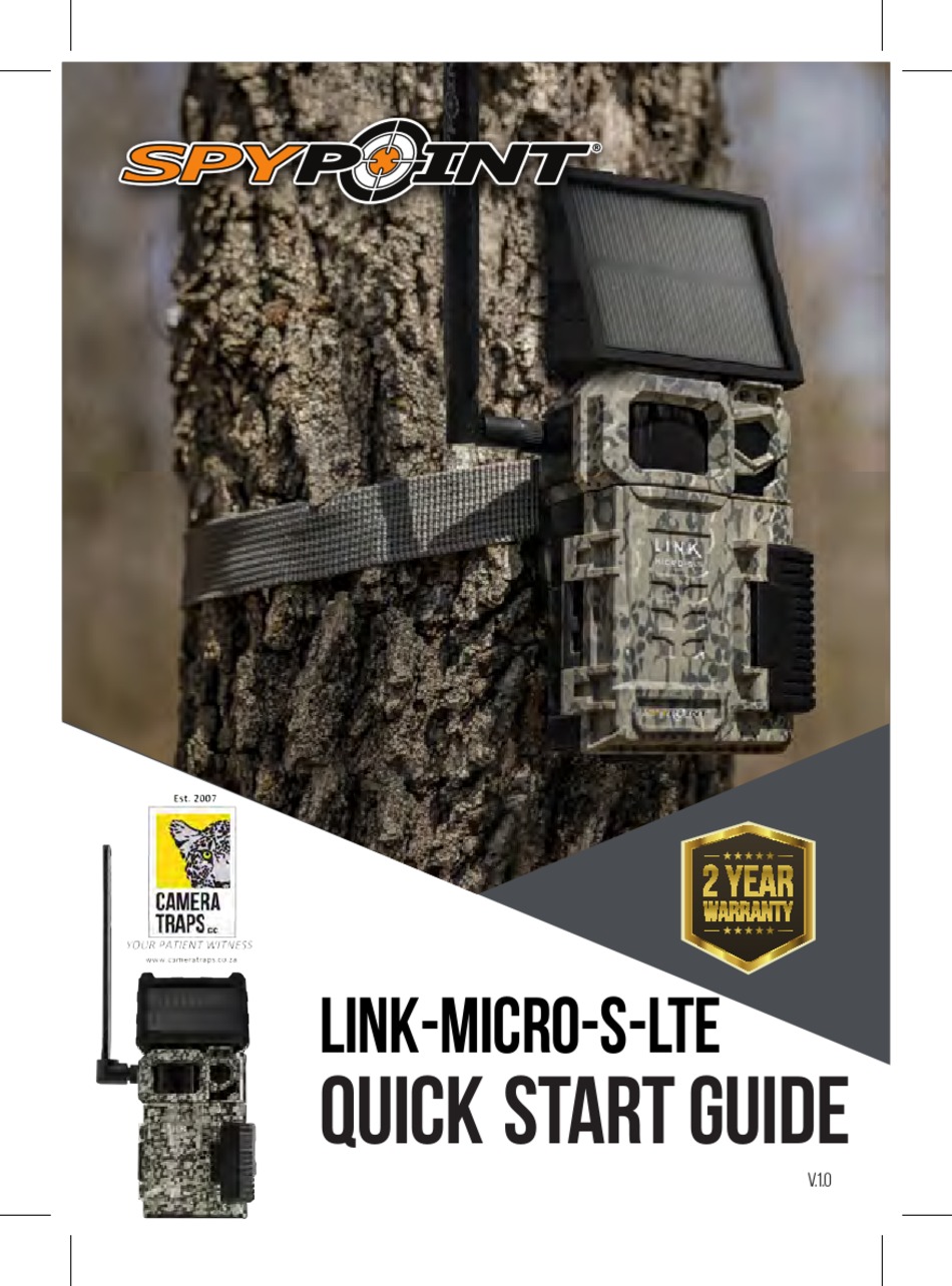 SPYPOINT LINK-MICRO-S-LTE QUICK START MANUAL Pdf Download | ManualsLib
