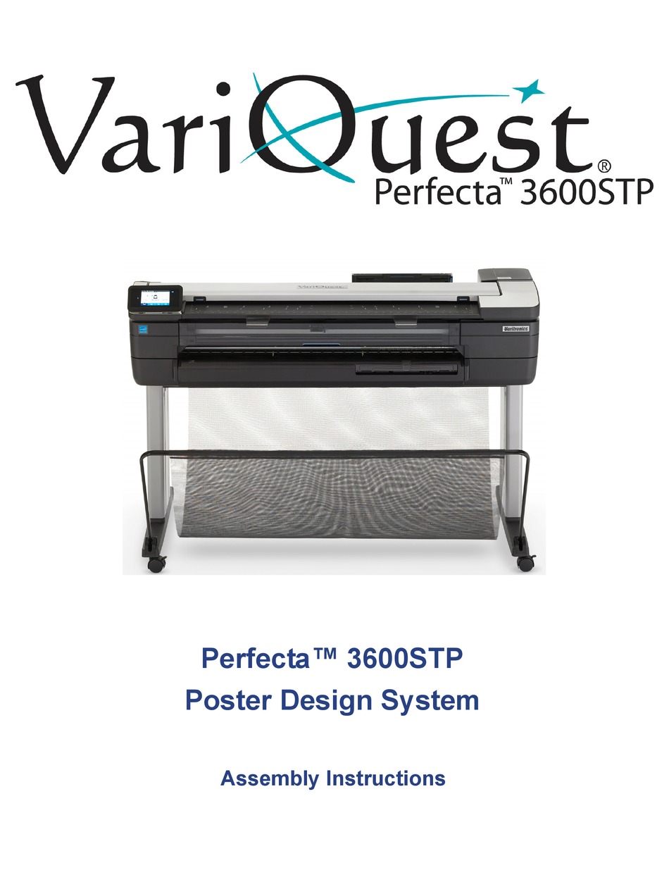 VARIQUEST PERFECTA 3600STP ASSEMBLY INSTRUCTIONS MANUAL Pdf Download