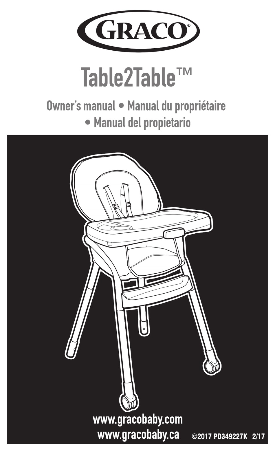 Graco Table2table Owner S Manual Pdf Download Manualslib