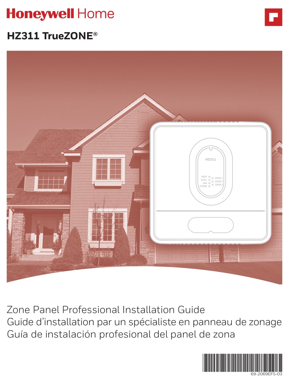 HONEYWELL HOME HZ311 TRUEZONE INSTALLATION MANUAL Pdf Download ManualsLib