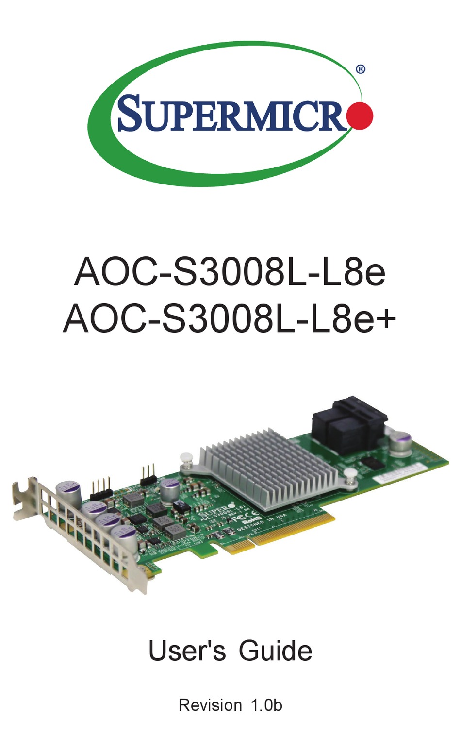 Supermicro Aoc S3008l L8e User Manual Pdf Download Manualslib