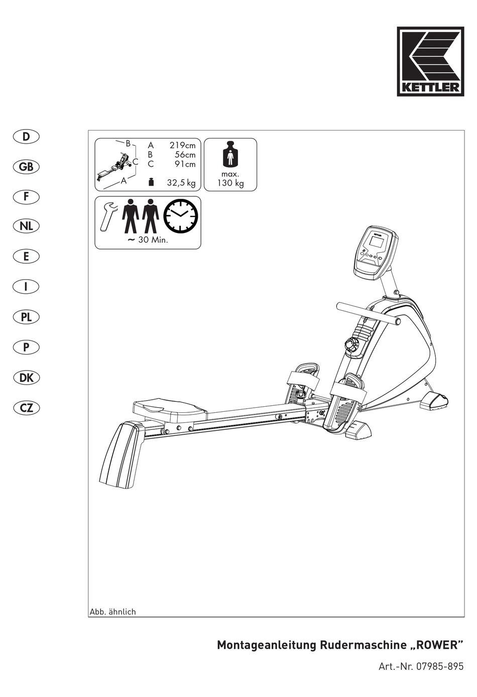 KETTLER 07985-895 ASSEMBLY INSTRUCTIONS MANUAL Pdf Download | ManualsLib