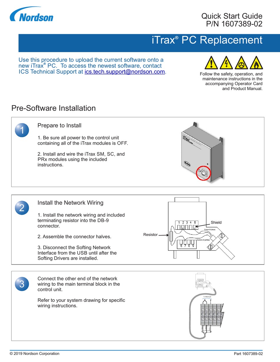 NORDSON ITRAX QUICK START MANUAL Pdf Download ManualsLib