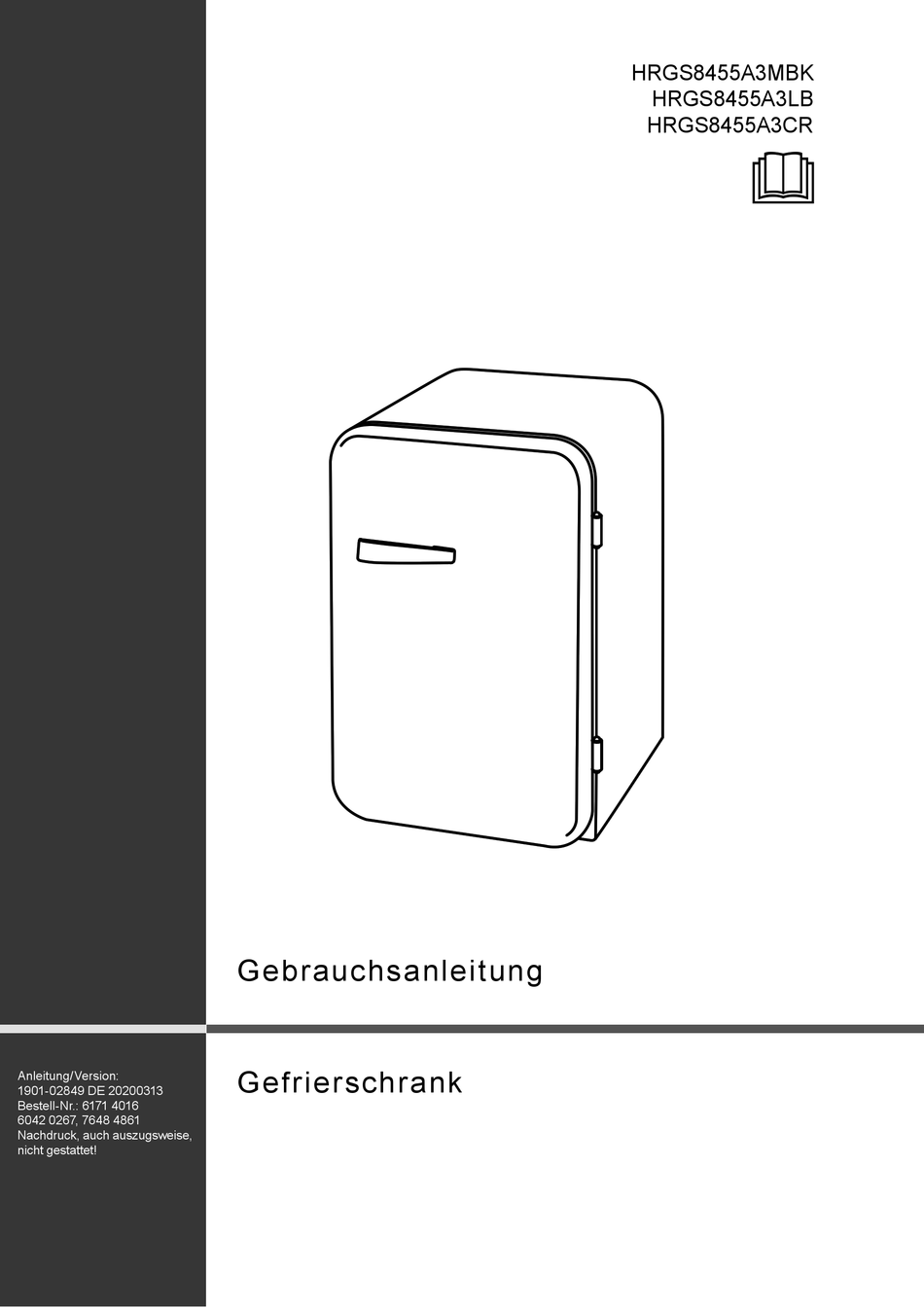 HANSEATIC HRGS8455A3MBK USER MANUAL Pdf Download | ManualsLib
