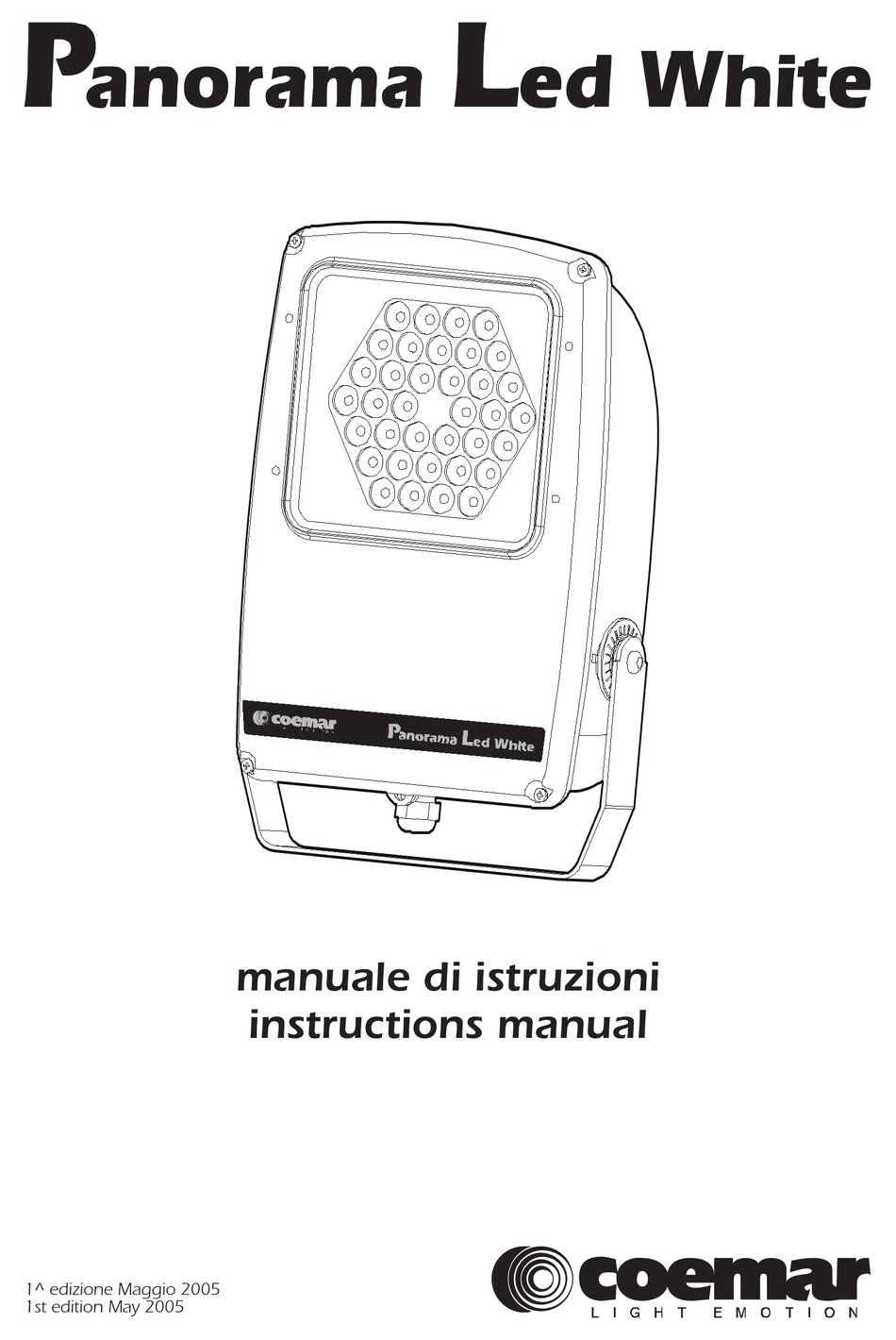 COEMAR PANORAMA LED WHITE INSTRUCTION MANUAL Pdf Download | ManualsLib