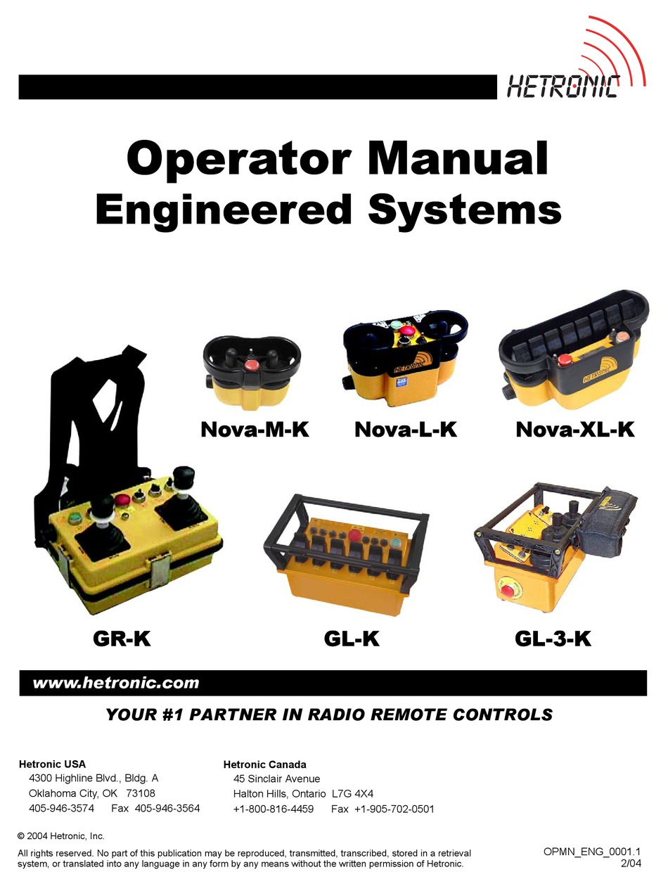 hetronic bms control manual